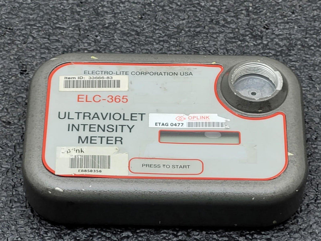 ELC-365 ULTRAVIOLET INTENSITY METER  SENSOR HEAD powers up