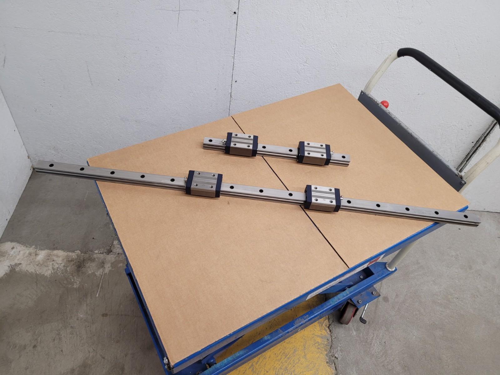 IKO LWES30SL UCD LWSE 30SL Linear 4x Bearing Block Slide Guide  47" + 17" LWE 30