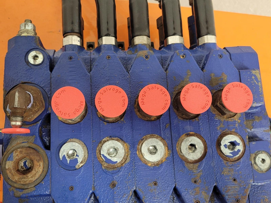 Parker Pulsar? Hydraulic Modular Stackable 5 Valve Stack 2-Way Manual + Solenoid