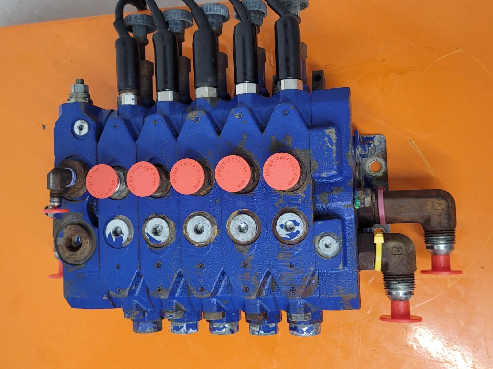 Parker Pulsar? Hydraulic Modular Stackable 5 Valve Stack 2-Way Manual + Solenoid
