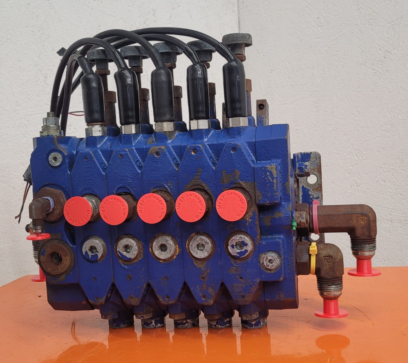 Parker Pulsar? Hydraulic Modular Stackable 5 Valve Stack 2-Way Manual + Solenoid