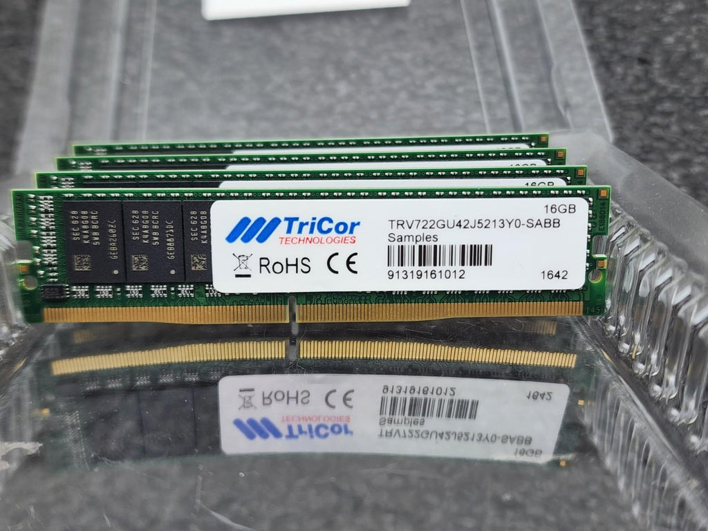 4x TriCore 16GB SO-DIMM Low Profile ECC RAM  Memory DDR4 TRV722GU42J5213Y0-SABB