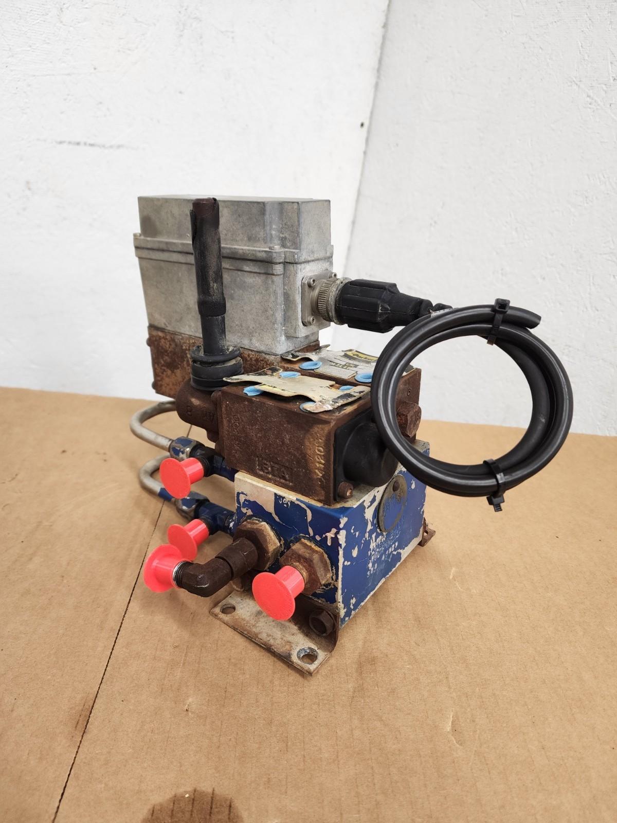 PARKER Hydraulic Proportional ISO Valve D1FHE80HCNEK0030X6114 12VDC + Override K