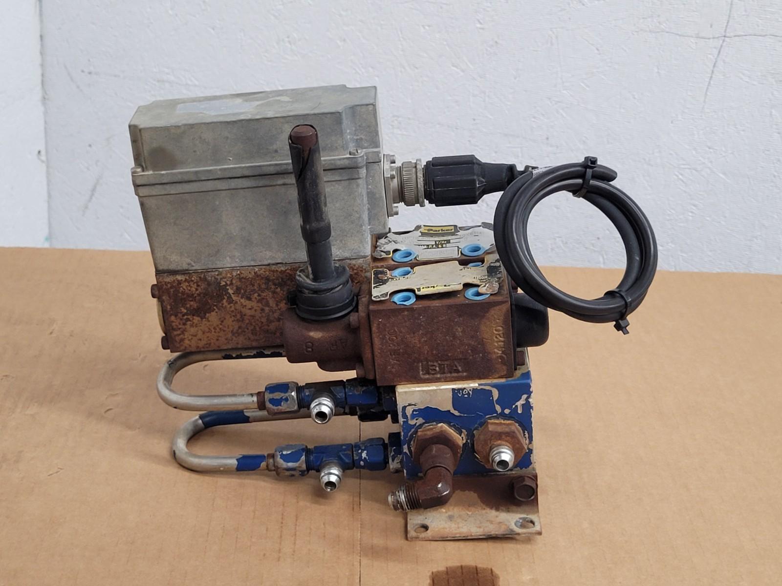 PARKER Hydraulic Proportional ISO Valve D1FHE80HCNEK0030X6114 12VDC + Override K