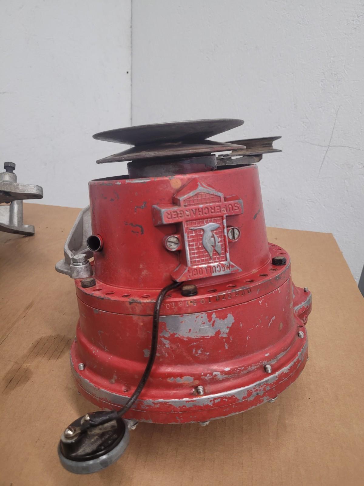 McCULLOCH Supercharger + Extra Tensioner Arm Pully OVS57C10816 RO