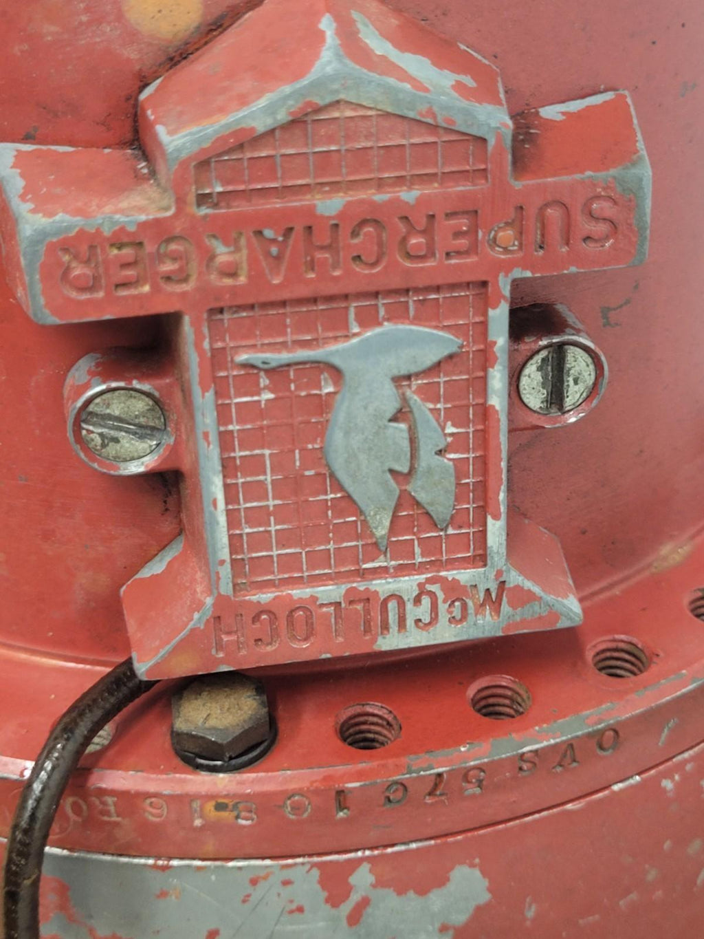 McCULLOCH Supercharger + Extra Tensioner Arm Pully OVS57C10816 RO