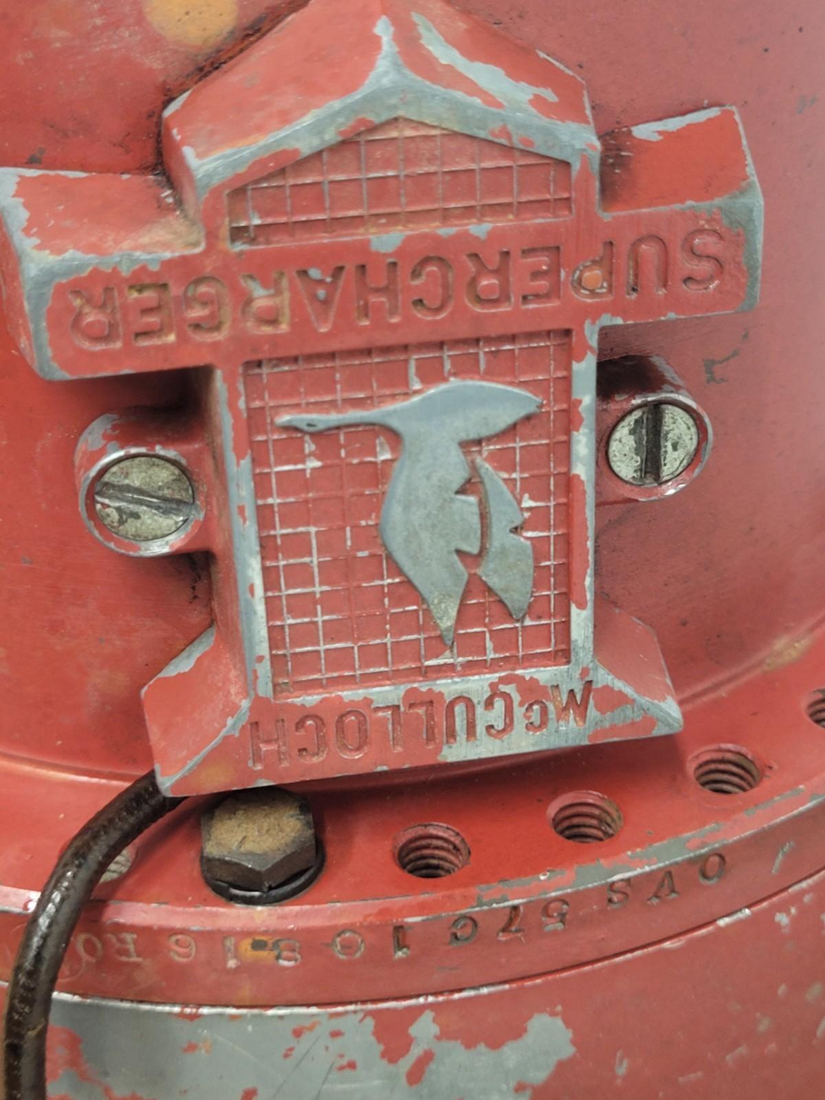 McCULLOCH Supercharger + Extra Tensioner Arm Pully OVS57C10816 RO