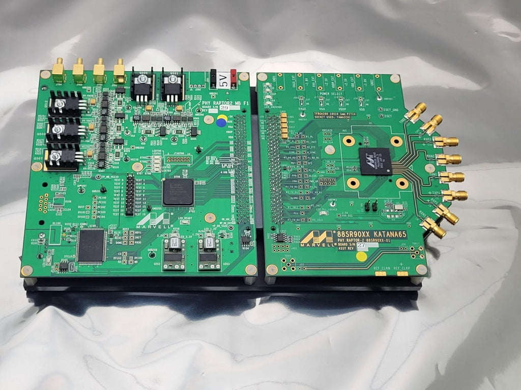 Marvell PHY Raptor2 MB F1 Modular Development Board 88SR90XX Katana65 Yamaichi