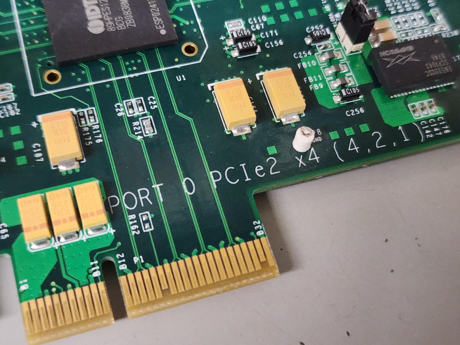 IDT Accelerated Thinking 89HPES12T3G2 Evalution Board PCIe2 x4