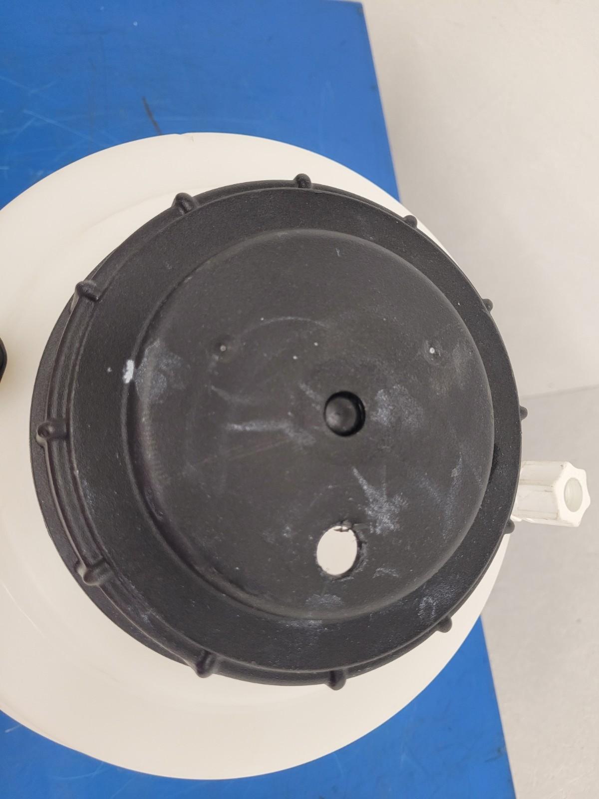 Ace Roto-Mold NSF 3.5 Gallon White Cylinder Conical Bottom Tank SP003.5SWOS