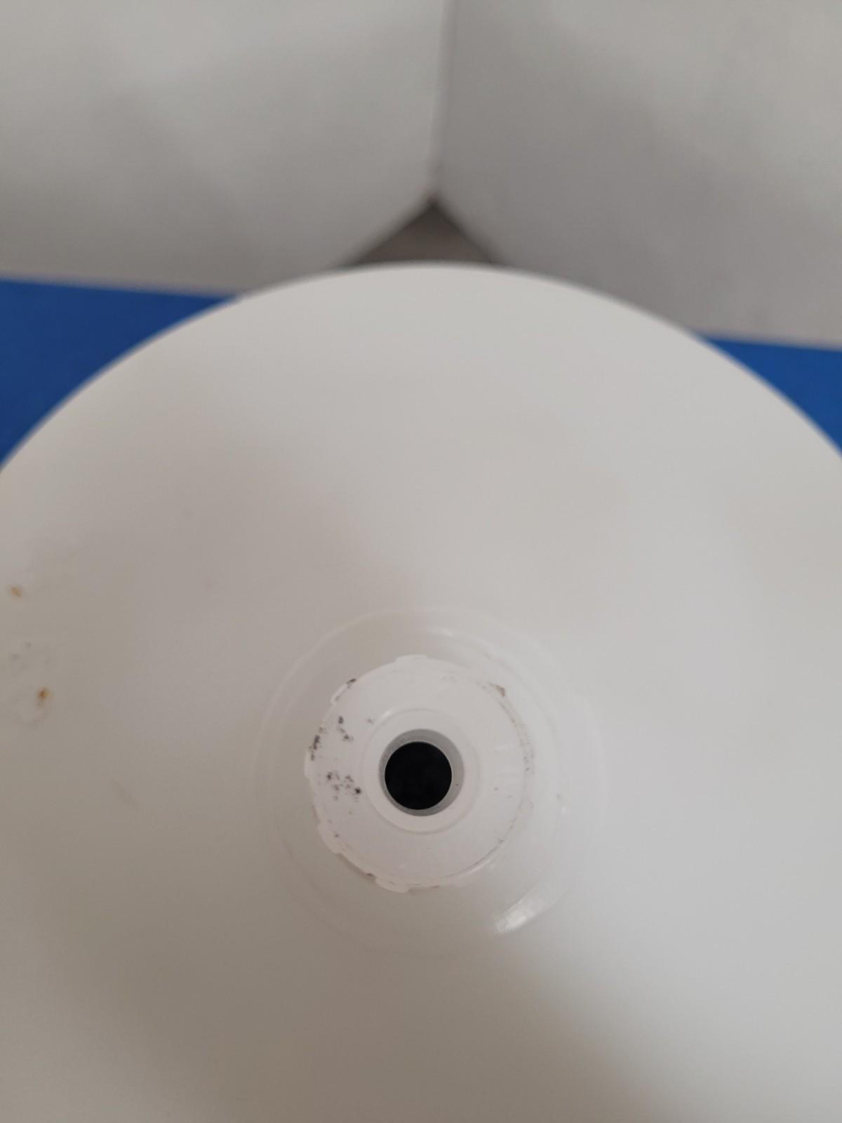 Ace Roto-Mold NSF 3.5 Gallon White Cylinder Conical Bottom Tank SP003.5SWOS