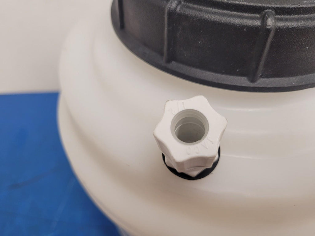 Ace Roto-Mold NSF 3.5 Gallon White Cylinder Conical Bottom Tank SP003.5SWOS