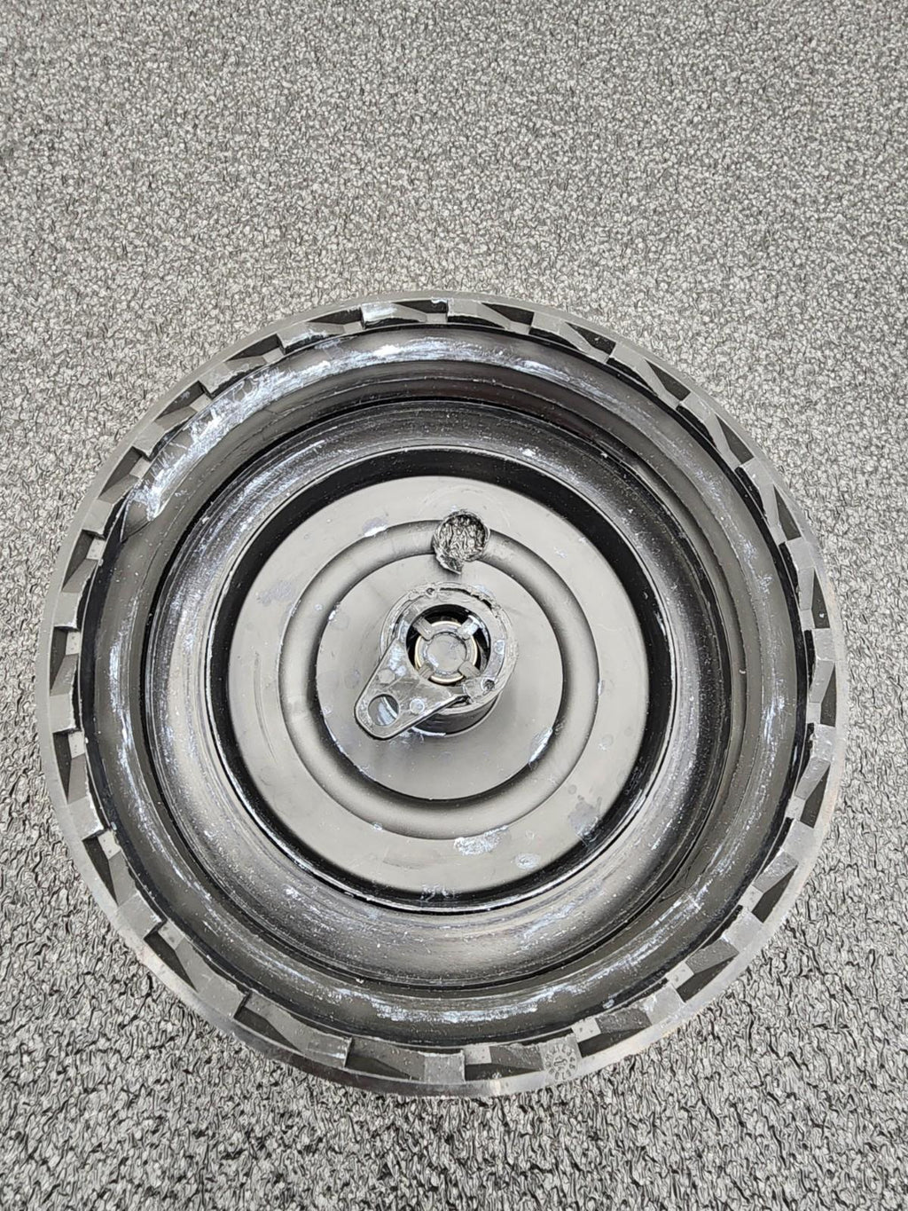 Ace Roto-Mold NSF 3.5 Gallon White Cylinder Conical Bottom Tank SP003.5SWOS