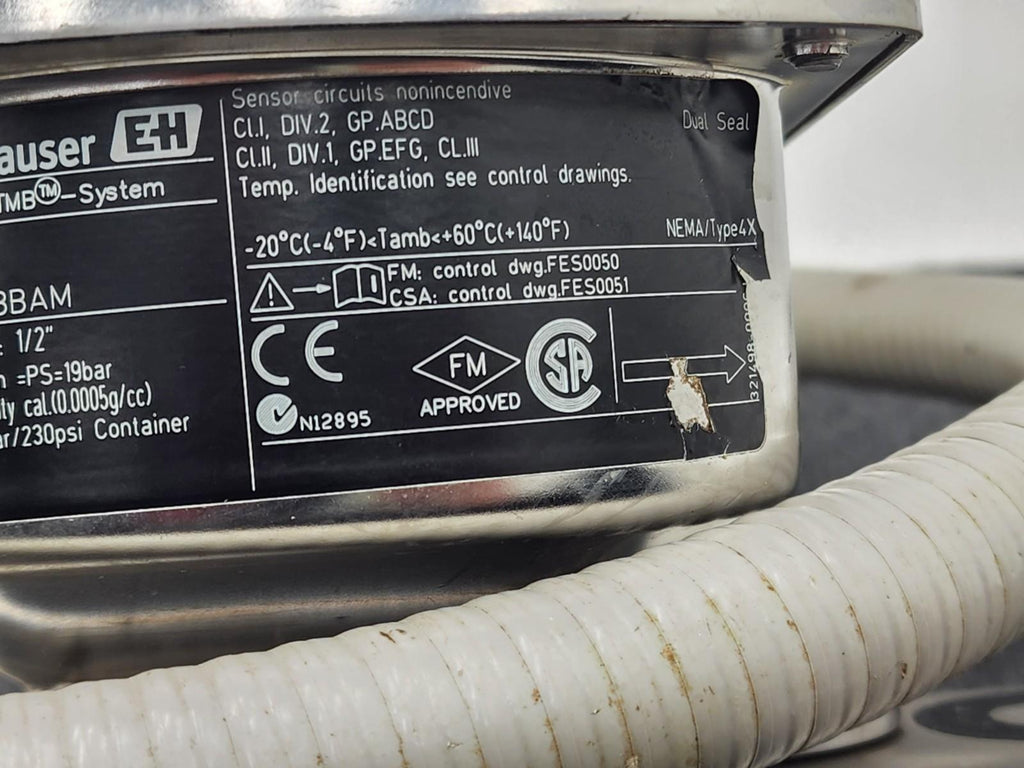 Endress+Hauser PROMASS S Mass Flowmeter 83S15-1DL7/0 Flow Controller Sensor 1/2"