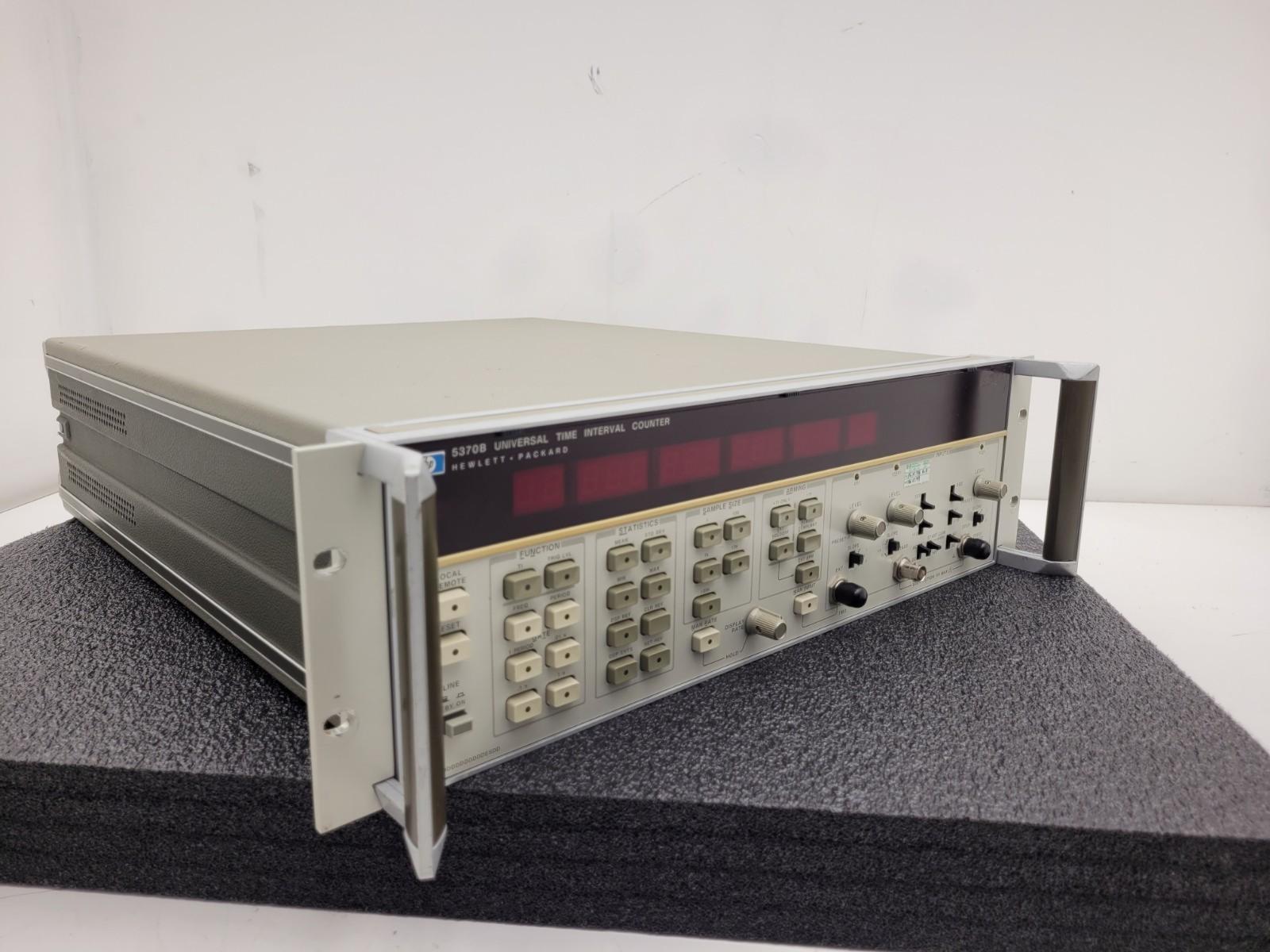 HP 5370B Precision Time-Interval Universal Counter 0.1 Hz to 100 MHz