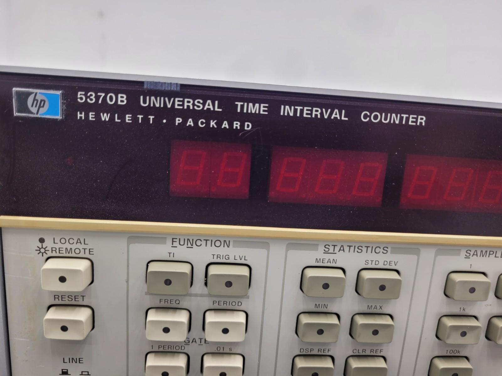 HP 5370B Precision Time-Interval Universal Counter 0.1 Hz to 100 MHz