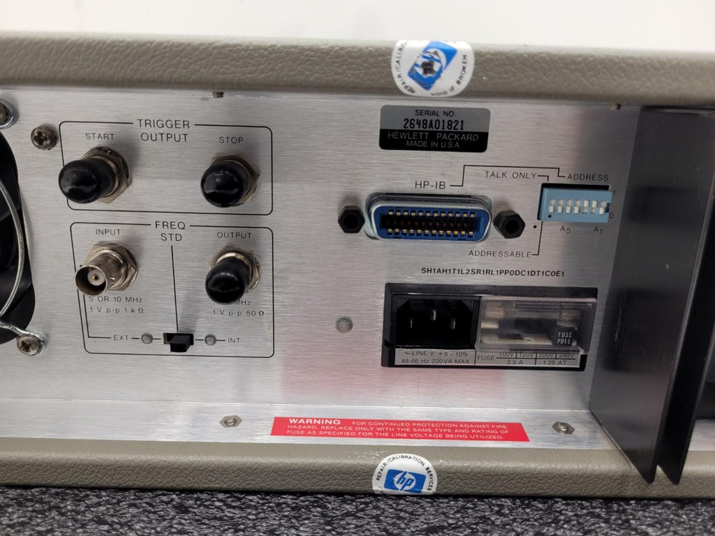 HP 5370B Precision Time-Interval Universal Counter 0.1 Hz to 100 MHz