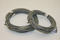 Eska Premier Fiber Optic Cable, 5mm OD, 1mm Fiber, 15M & 10M Lengths - Lot of 2