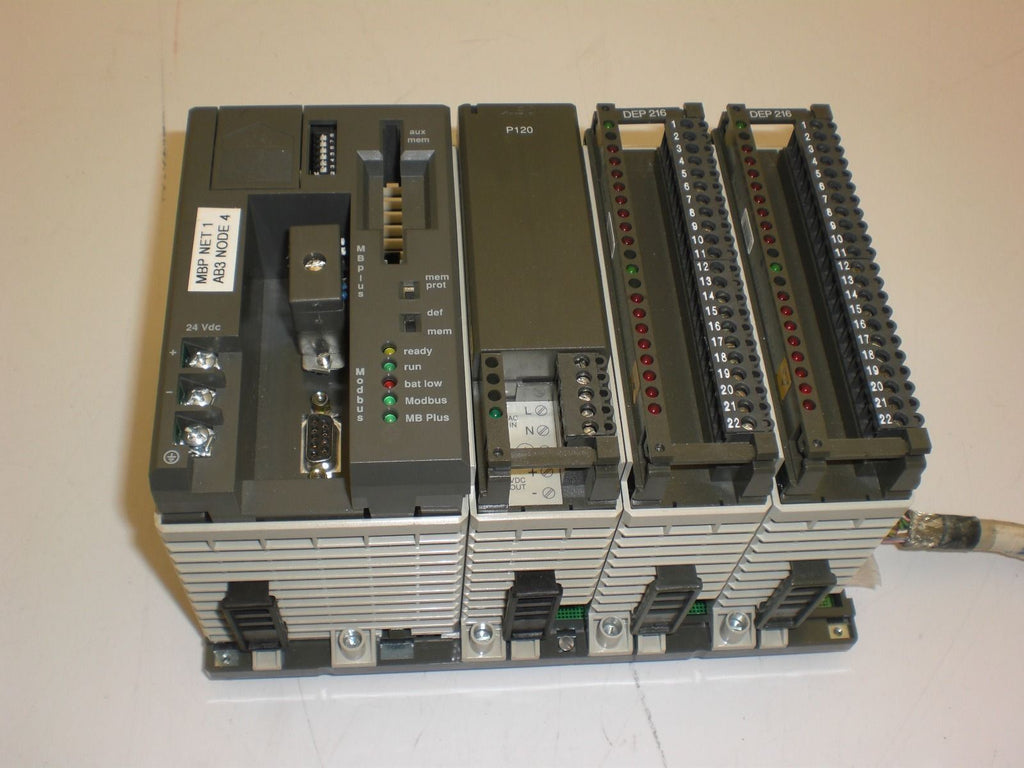 Schneider Automation Modicon PC-A984-145 CPU Controller, AEG P120, AEG DEP-216