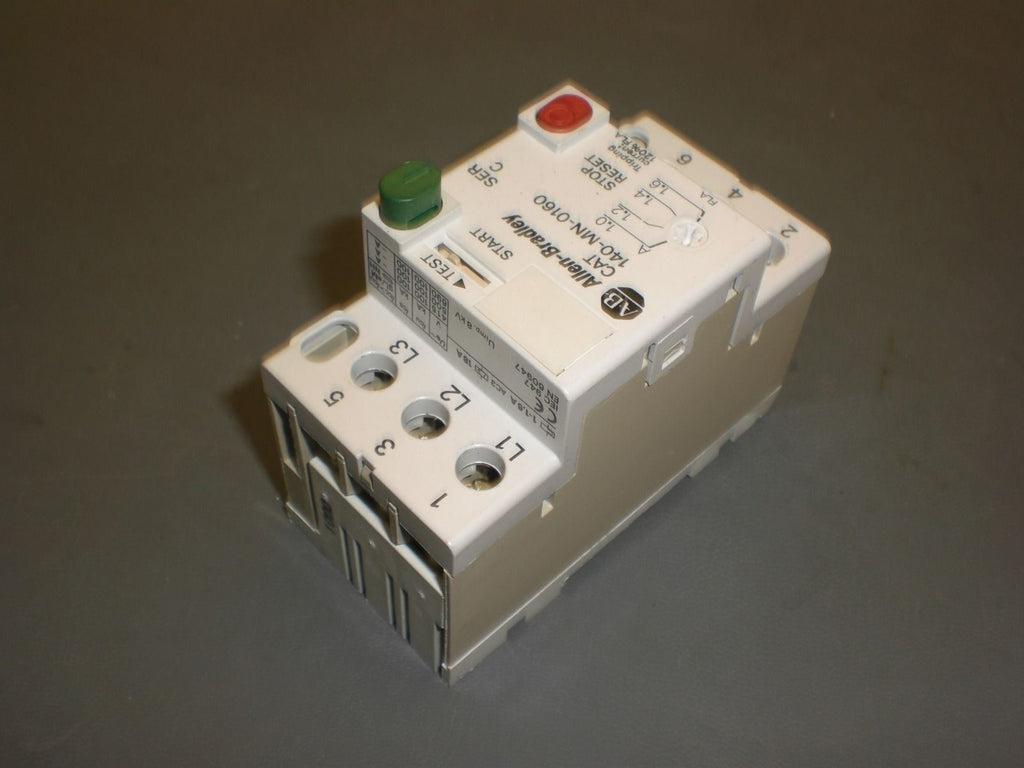 Allen Bradley 140-MN-0160 Motor Starter, 600V, 2.5A, 3-PH