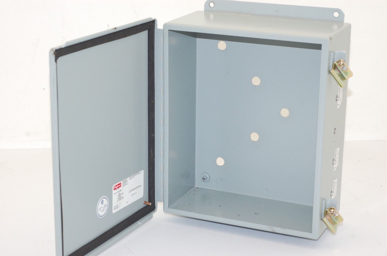 Hoffman A-1210CH Steel Electrical Enclosure, 12" x 10" x 5" (B)