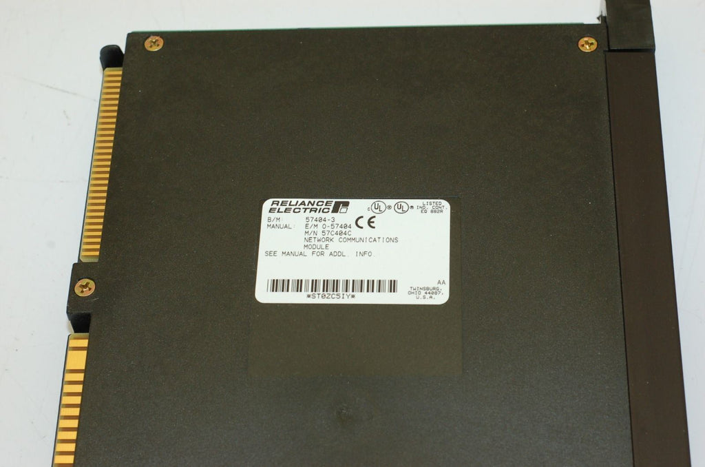 Reliance Electric 57C404C 57404-3 Network Communications Module PLC