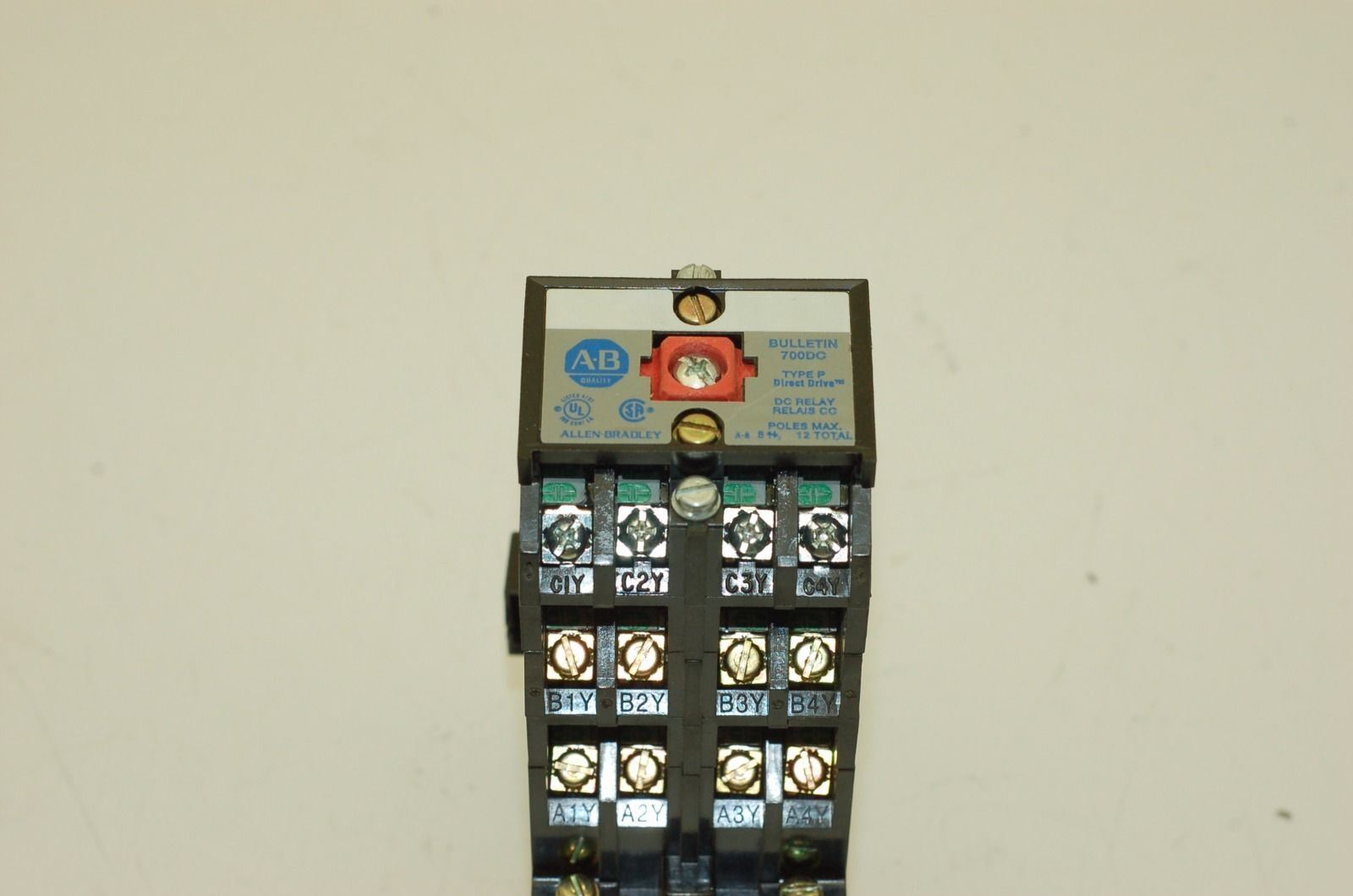 Allen Bradley 700DC-P80024 Industrial Relay, 700-PC40 Relay Deck