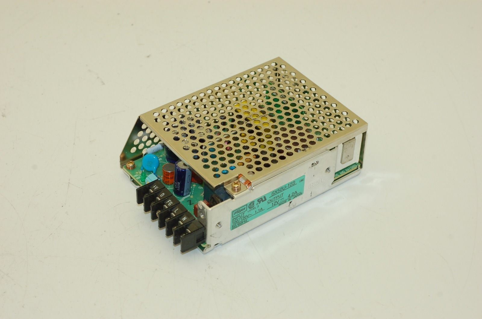 Volgen SX50U-12S 12VDC 4.2A Power Supply, 100/120VAC, 50/60Hz