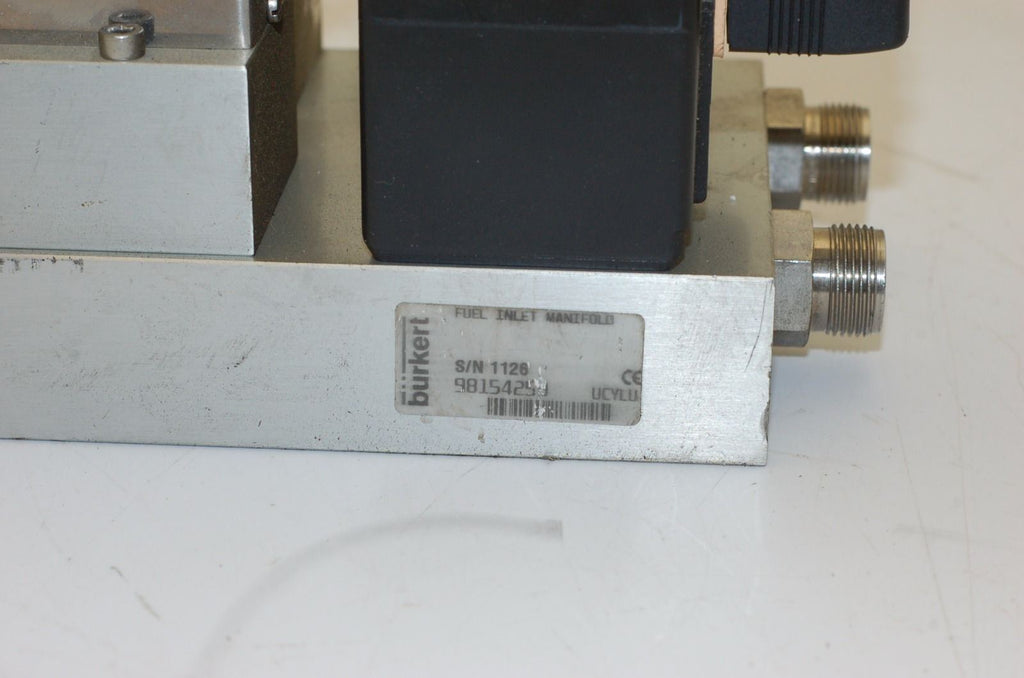 Burkert 8711 MFC Dual Methane Mass Flow Control Assembly, 24VDC, 0-30 NLM