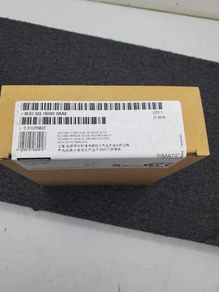 Siemens 6ES7322-1BH01-0AA0 SM322 Digital Output, 16-P, 24VDC/0.5A - NEW