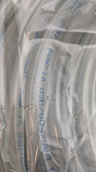 Flex Tubing Prod 8160-1216 ClearFlex M60 PVC Tube 12mm ID x 16mm OD, 100' L NEW