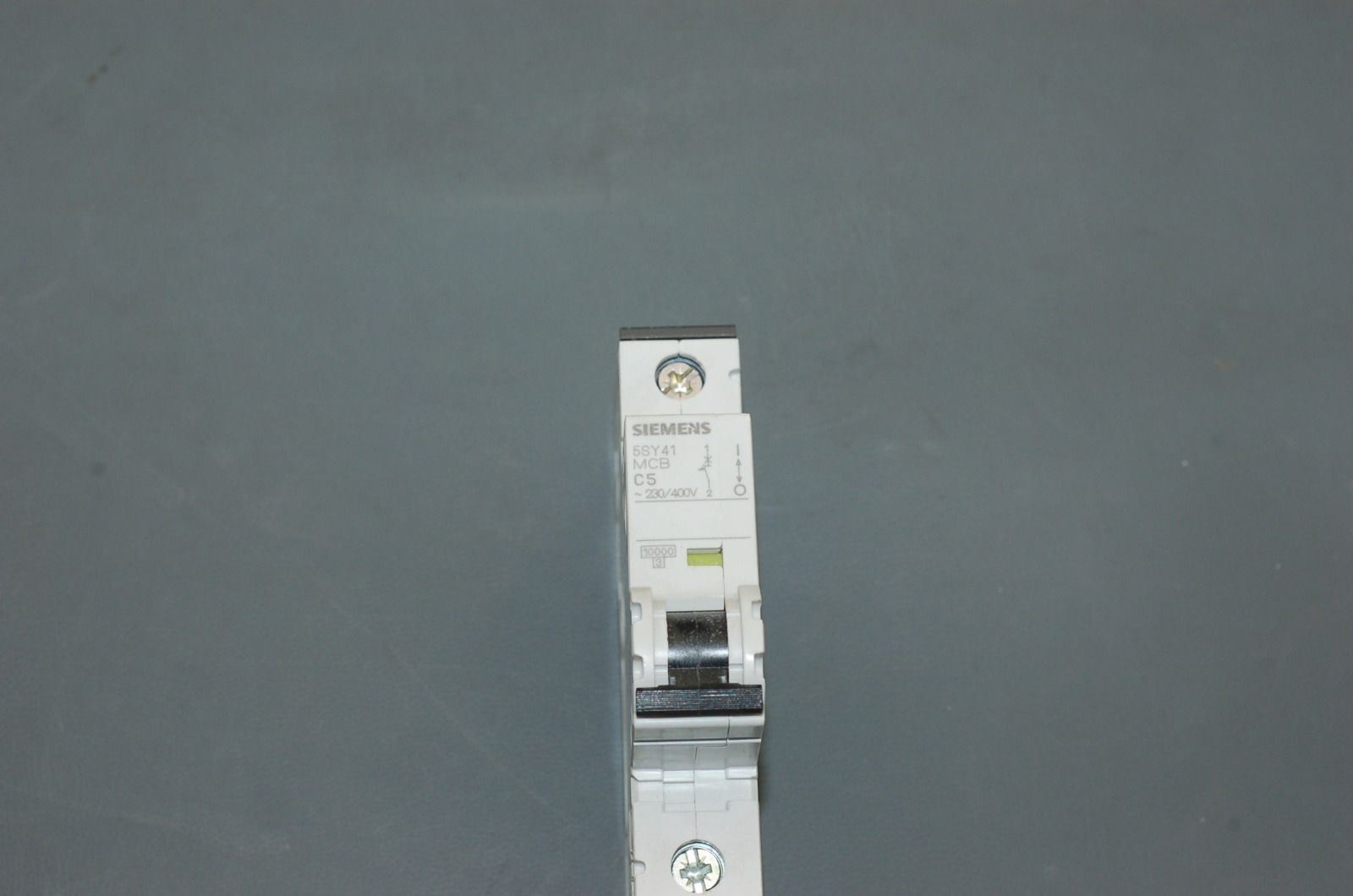 Siemens 5SY41 MCB C5, 5SY4111-7, 5A Circuit Breaker, 1-Pole, 230/400V - Lot of 5