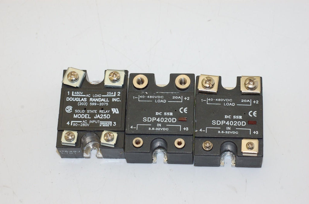 Solid State Relays, Omron, Carlo Gavazzi, Crydom - Lot of 8