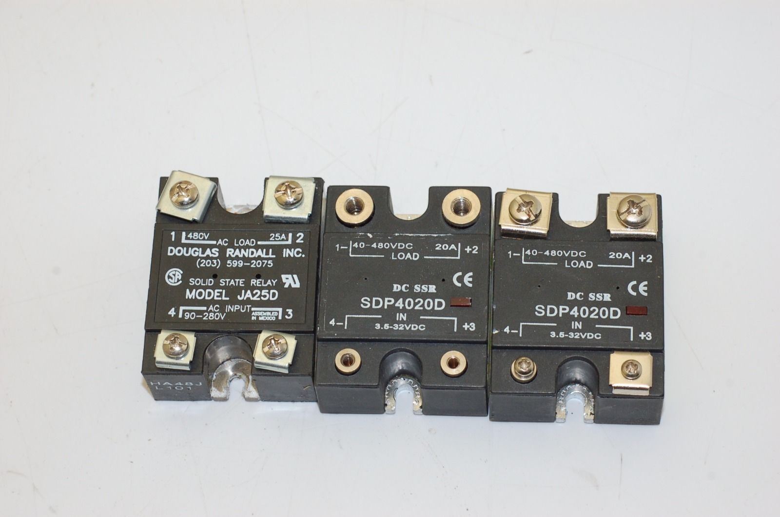 Solid State Relays, Omron, Carlo Gavazzi, Crydom - Lot of 8