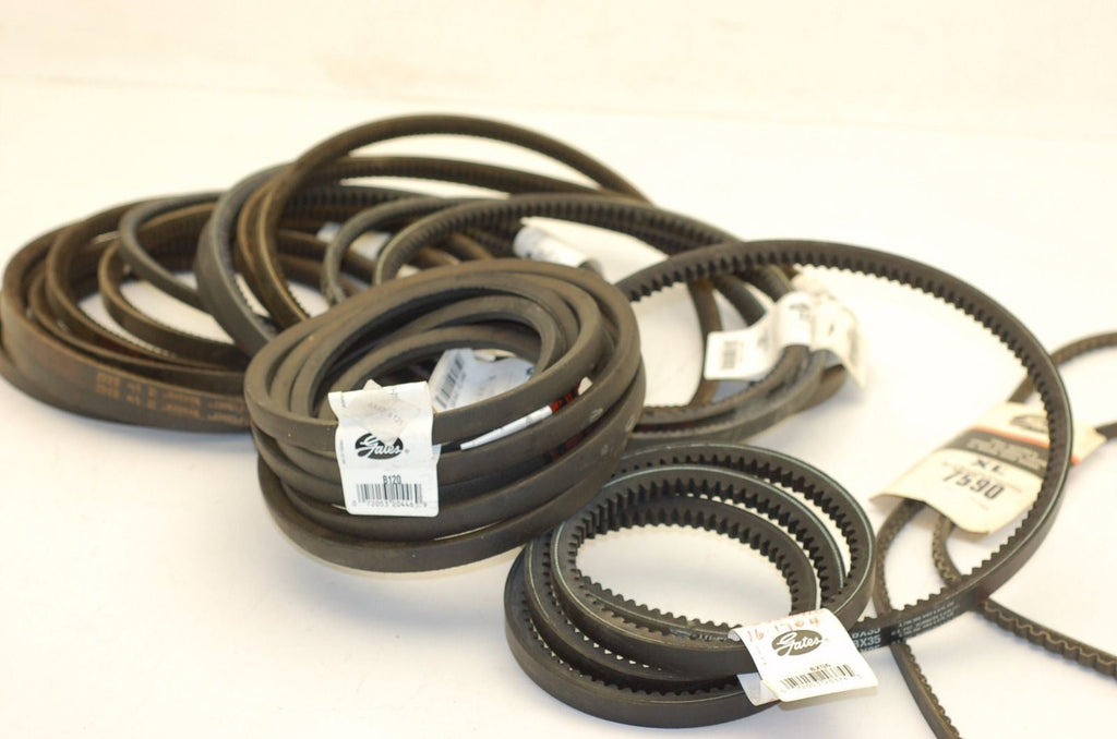 Gates Belts, Assorted Sizes - Lot of 15