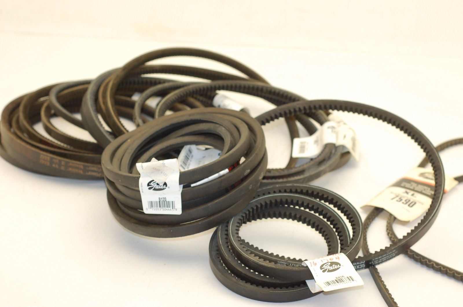 Gates Belts, Assorted Sizes - Lot of 15