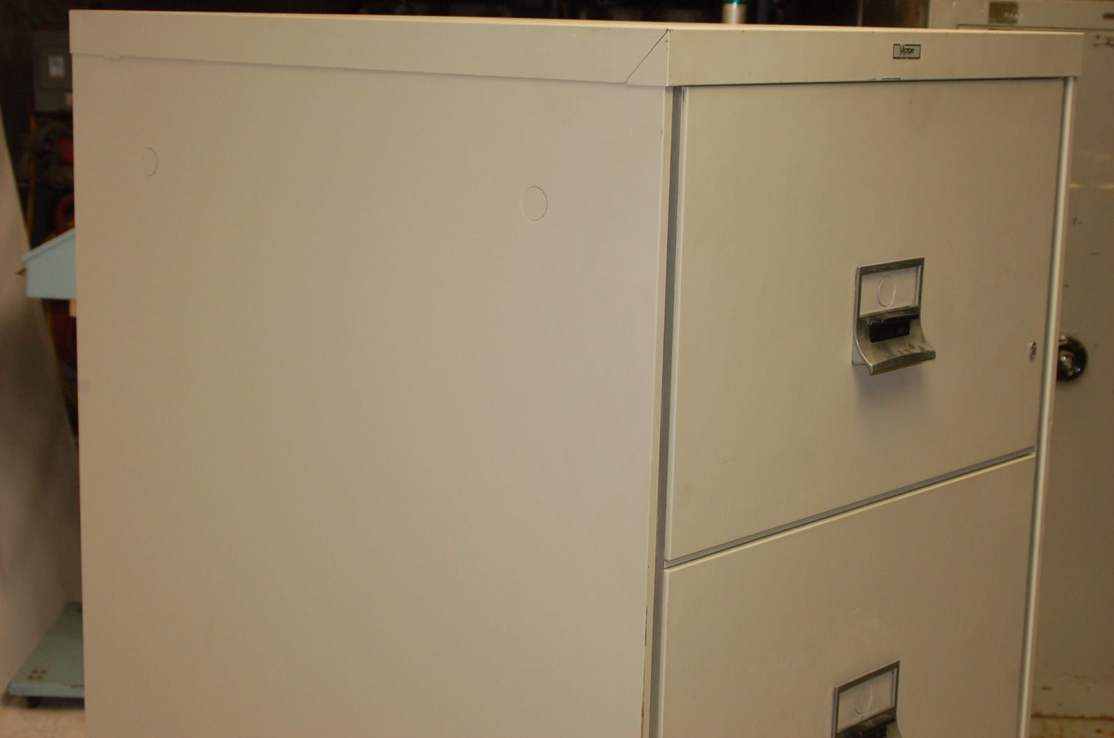 Victor Class 150 Fire Resistant 3-Drawer Storage Cabinet, 29.5"W x 33.5"D x 54"H
