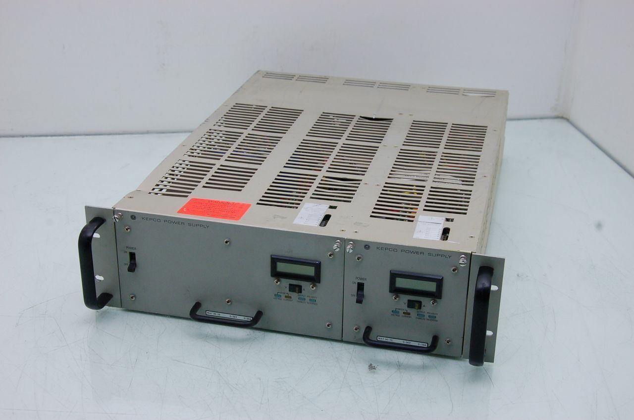 Kepco MAT 36-10 RA51 Dual Power Supply 0-36V  0-10A Output, 115-230VAC Input (B)