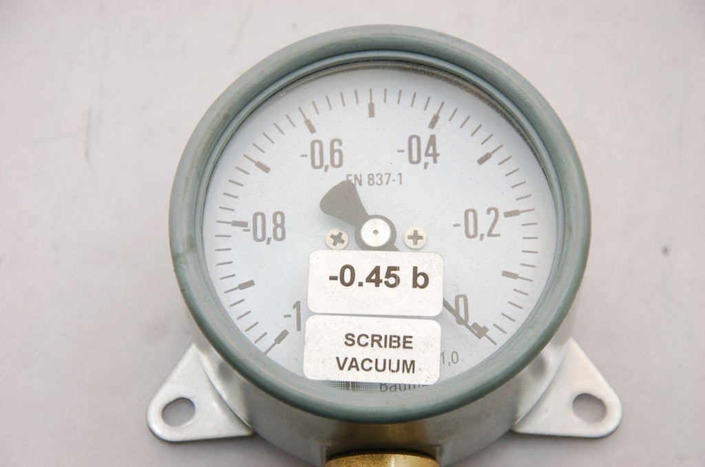 Baumer EN 837-1 Pressure Gauge -1-0 BAR