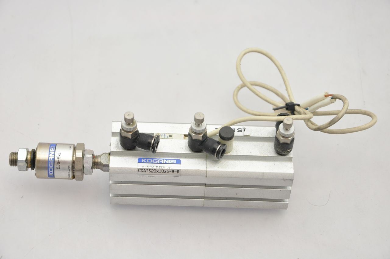 Koganei CDATS20x10x5-B-R Air Cylinder Jig W/ Koganei CJS-8x1
