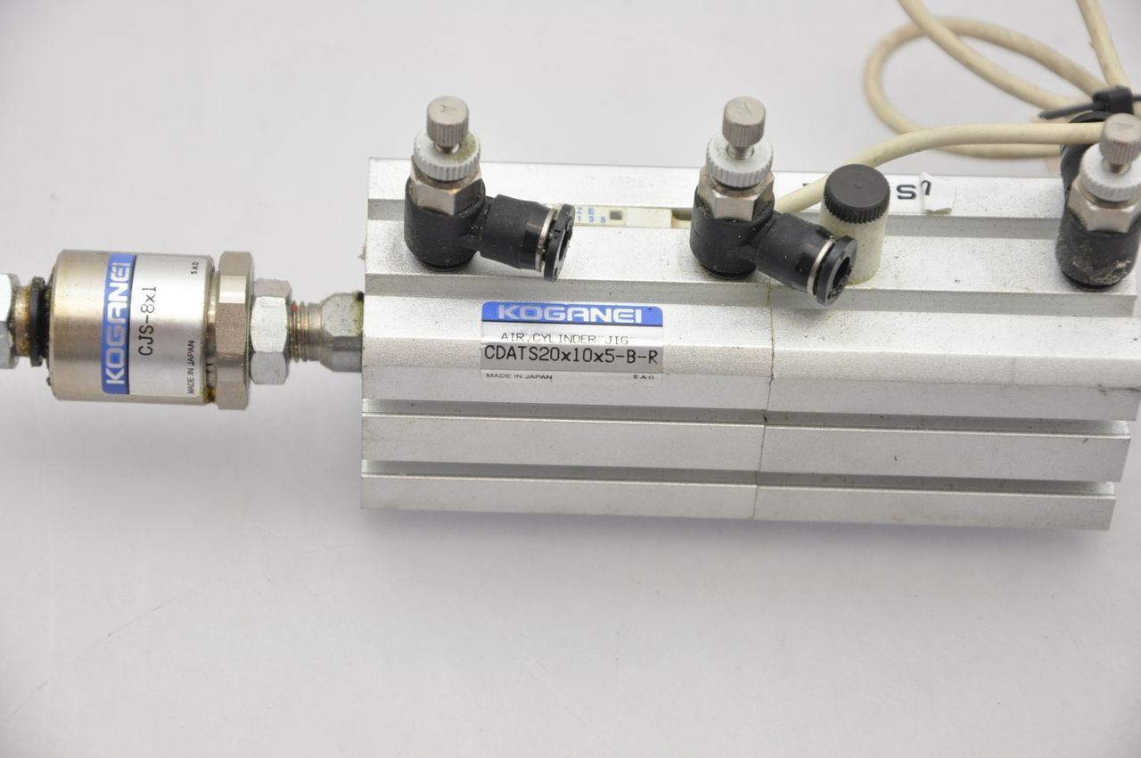 Koganei CDATS20x10x5-B-R Air Cylinder Jig W/ Koganei CJS-8x1