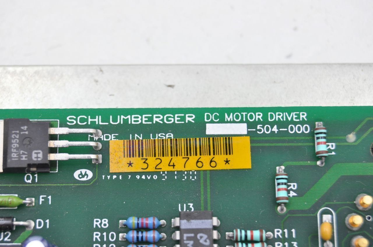 Schlumberger 054-000 DC Motor Driver 7212C109 19.1VDC Theta Motor
