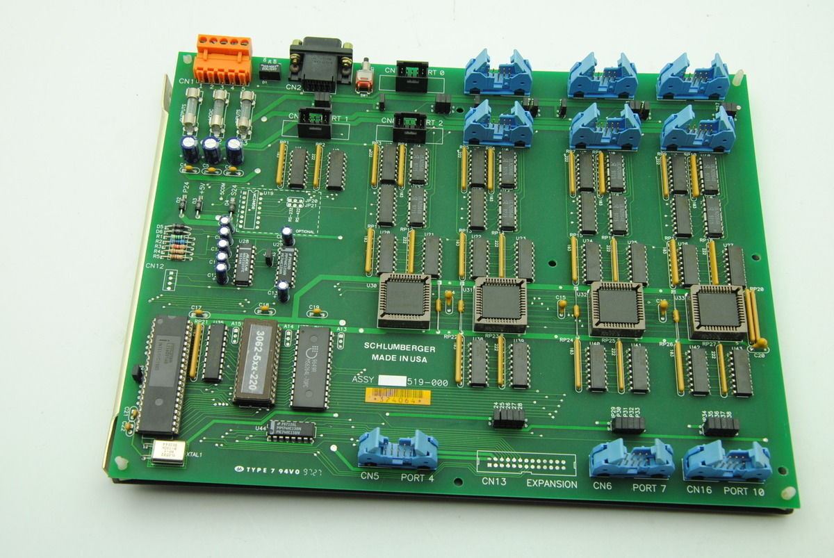 Schlumberger TLA 519-000 Control Interface I/O Bards PCB (A)