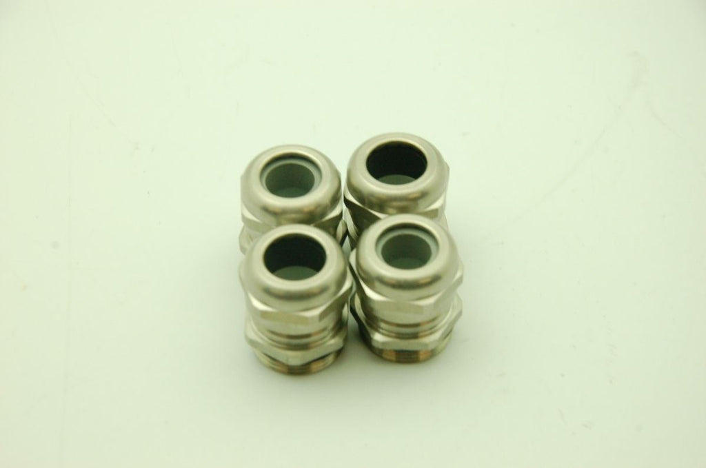 Sealcon Strain Relief - Nickel Plated Brass, Dome Fitting, NPT Thread Lot of 4