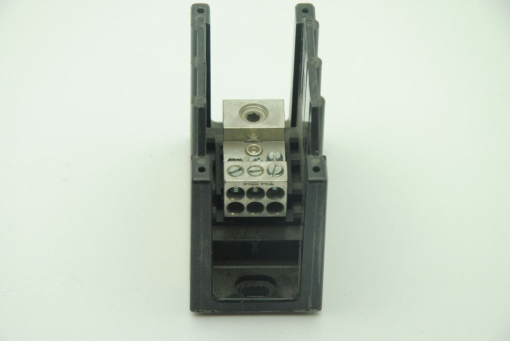 Bussman 16321-1 Terminal Block, 1-Position, 14-4 AWG - Lot of 2