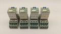 Releco C4-A40 DX Relay 10A 380VAC W/ S4-B Socket 24VDC Coil Lot of 4