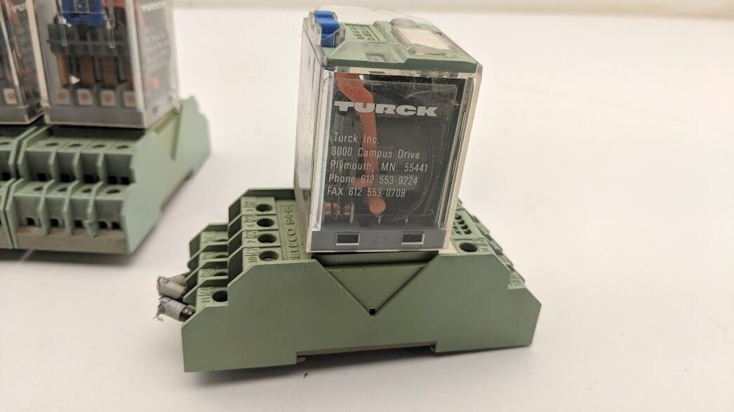 Releco C4-A40 DX Relay 10A 380VAC W/ S4-B Socket 24VDC Coil Lot of 4