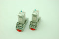 Magnecraft 782XDX2M4L Relay w/ 70-461-1 Socket 10A 300V New Lot of 2