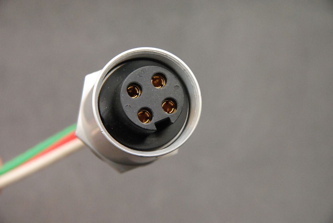 Brad Power Molex 1300660193 4-Pole F Power Recept, 3/4"NPT, 10AWG, 2M L