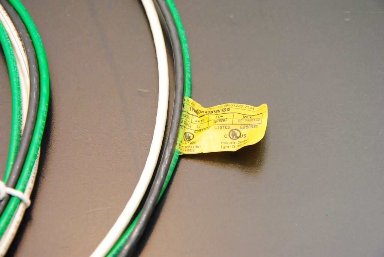 Brad Power / Molex 1300660037 Mini-Change 3-Pole Receptacle, 14AWG, 1.5M L